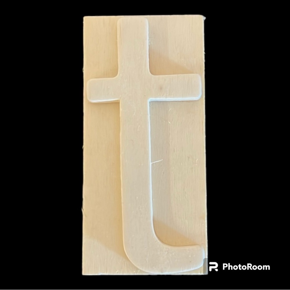 NWOT | Letter Block | Wood | t